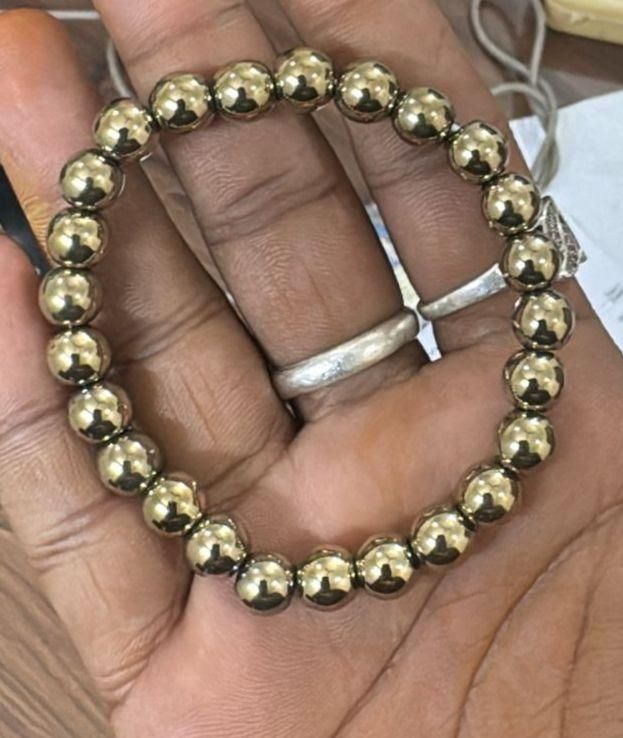 Glowriti Pyrite Stone Bracelet For Men & Women, Money Magnet Bracelet, Attracts Money