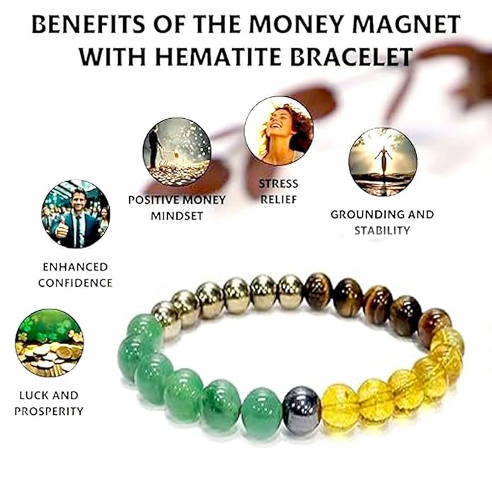 Glowriti Money Magnet Bracelet – Attract Wealth, Abundance & Success