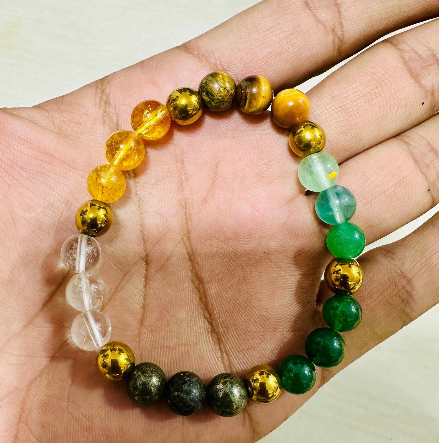 Glowriti 100% Orignal Dhan Yog Elasticated Bracelet