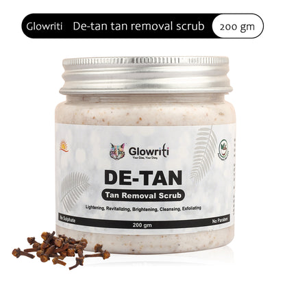 Glowriti De-tan Face & Body Scrub  (200 ml)