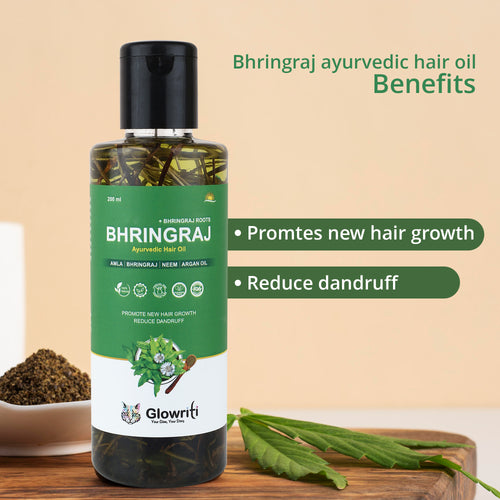 Ayurvedic Natural Maha Bhringraj Hair Oil (200ml)