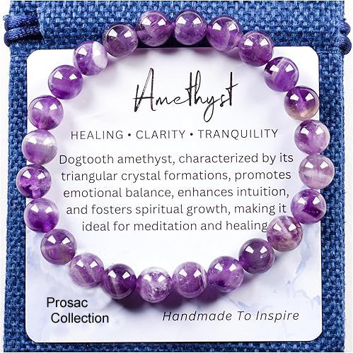 Natural Amethyst Bracelet By Glowriti
