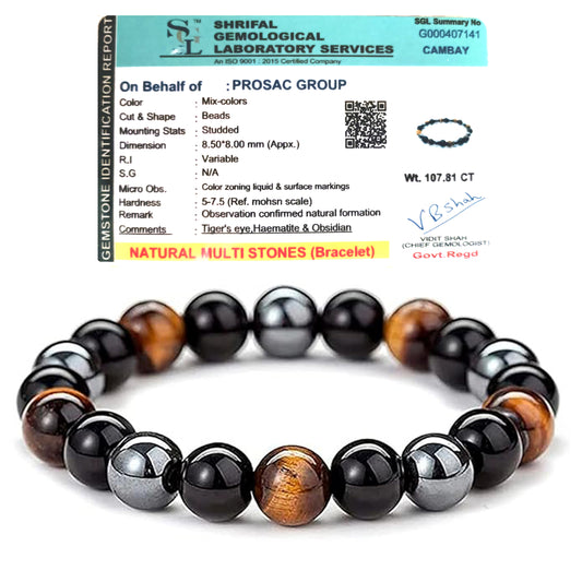 GOLDEN QUARTZ - Glowriti Black Tourmaline Bracelet