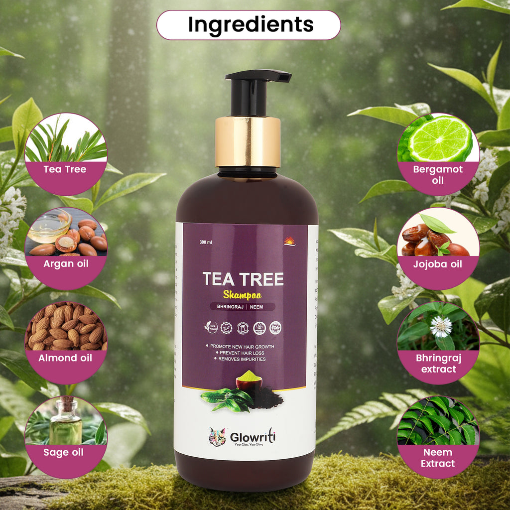 Glowriti Tea Tree Shampoo – 300ml