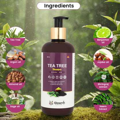 Glowriti Tea Tree Shampoo – 300ml