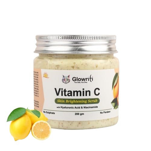 Glowriti Vitamin C Skin Brightening Face Serum Scrub  (200 g)