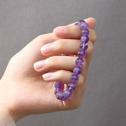 Natural Amethyst Bracelet By Glowriti