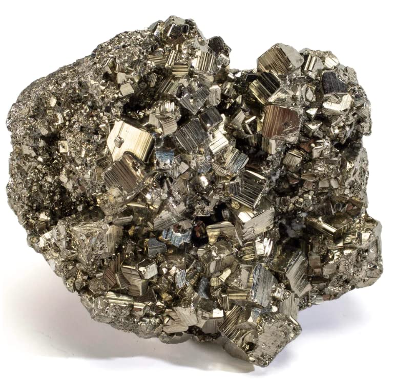Glowriti Natural Pyrite Stone – Raw Healing Crystal for Protection, Wealth & Energy