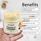 Glowriti Vitamin C Skin Brightening Face Serum Scrub  (200 g)