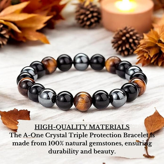 Tiger Eye Yellow Crystal Healing Stone Bracelet