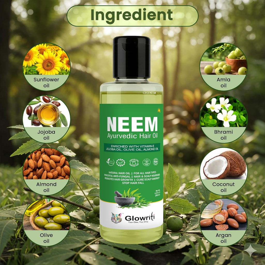 Neem Hair Oil - Anti-Fungal Hair & Scalp Nourisher