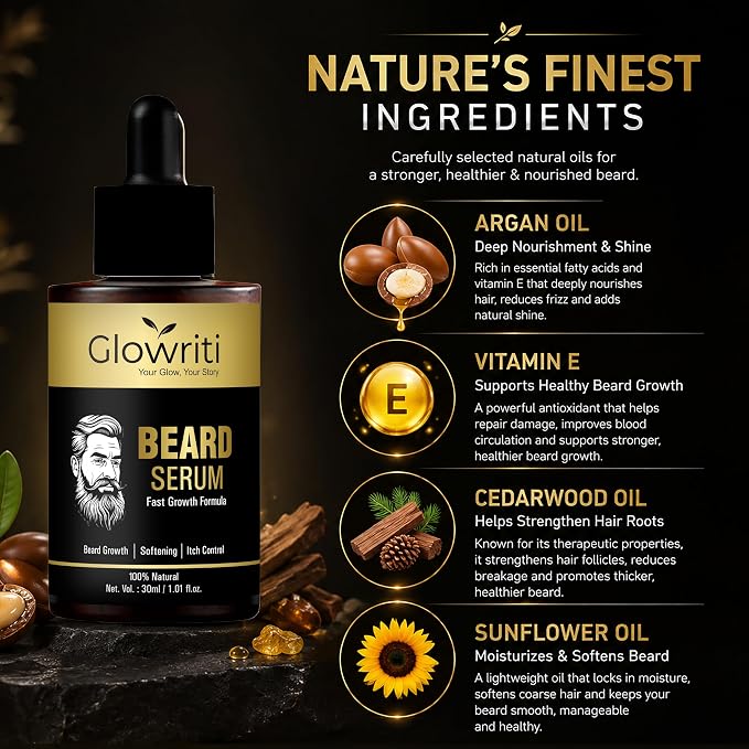 Beard Growth Oil for Men | Nourishing Beard Oil | 30 ml