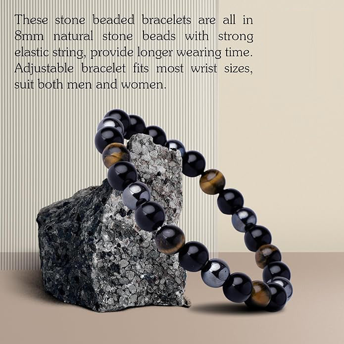 GOLDEN QUARTZ - Glowriti Black Tourmaline Bracelet