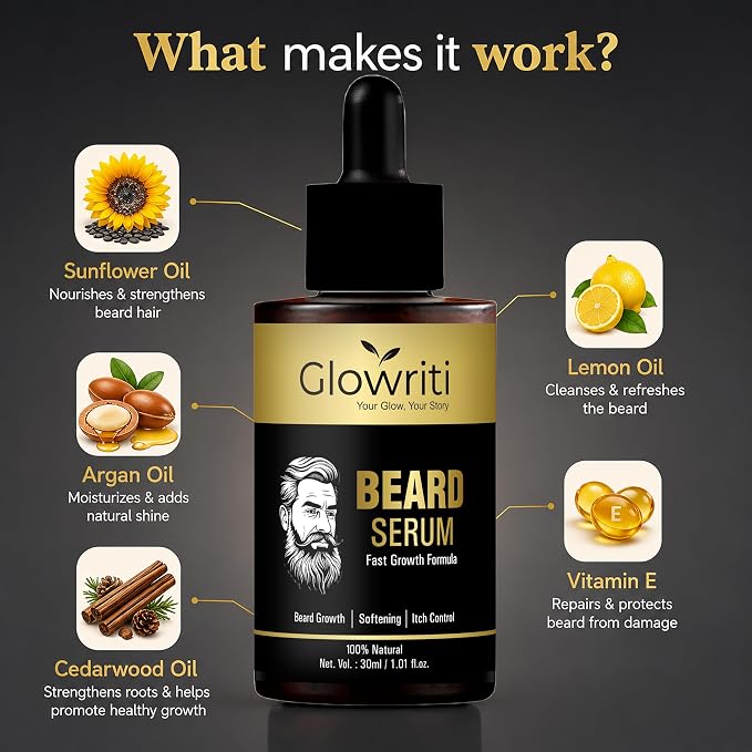 Beard Growth Oil for Men | Nourishing Beard Oil | 30 ml