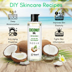 Glowriti Naturals Organic Cold pressed Coconut Oil, 200ml