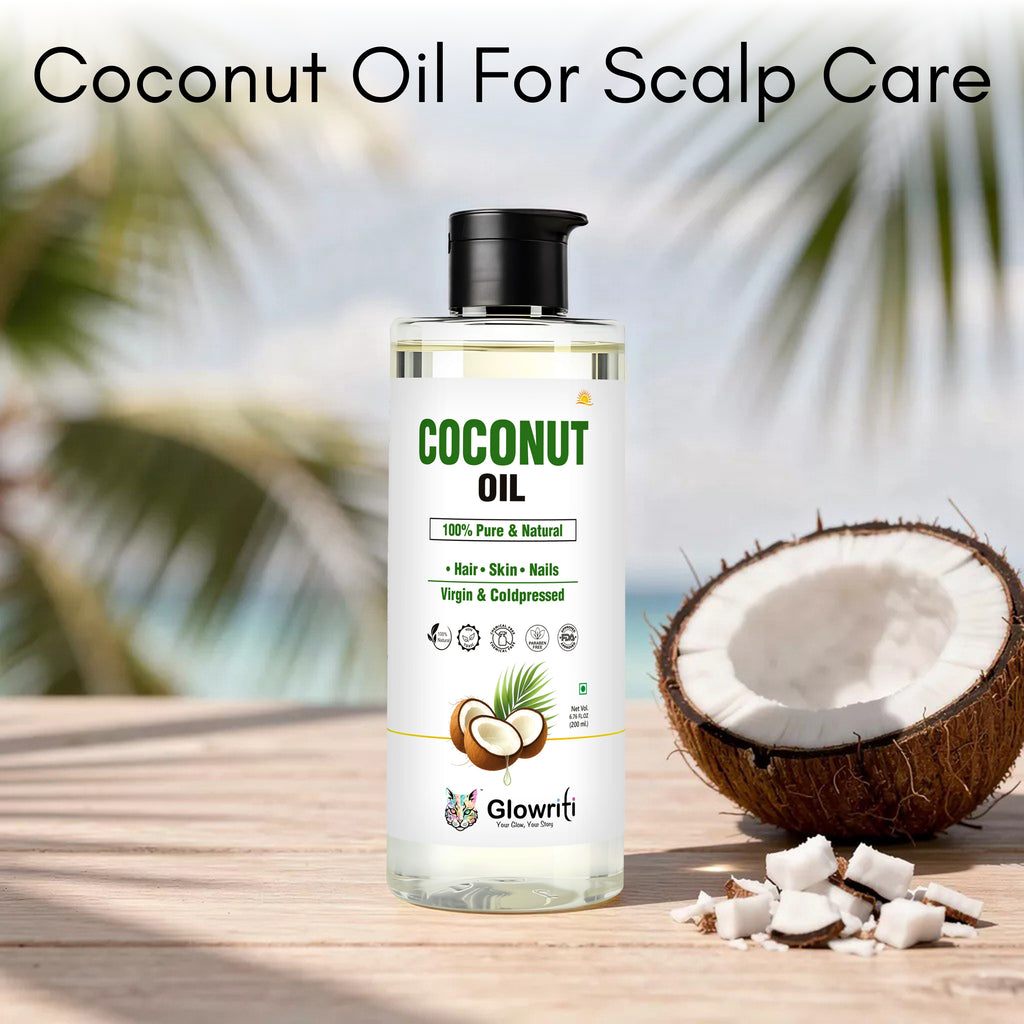 Glowriti Naturals Organic Cold pressed Coconut Oil, 200ml