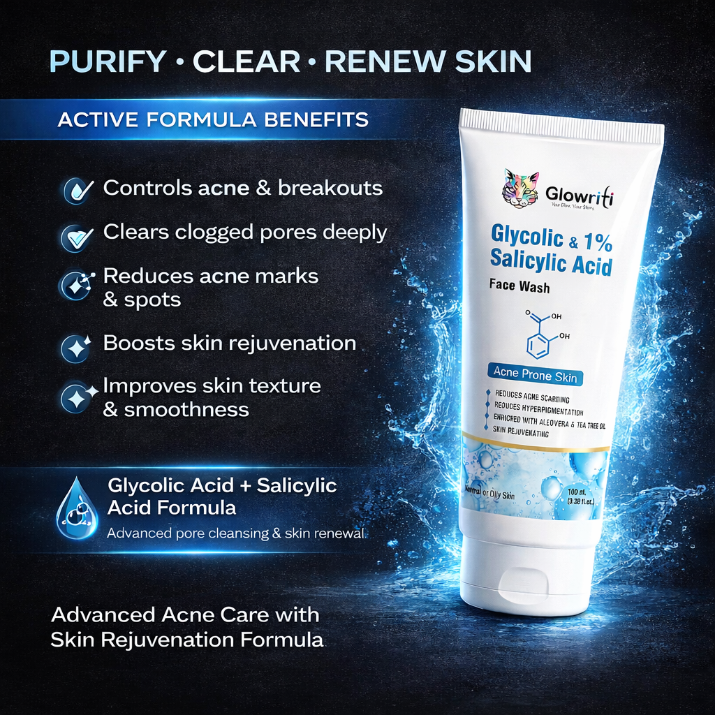 Glowriti Glycolic & 1% Salicylic Acid  100ml