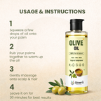 Glowriti Extra Virgin Cold Pressed Olive(Jaitun) Oil (200 ml)