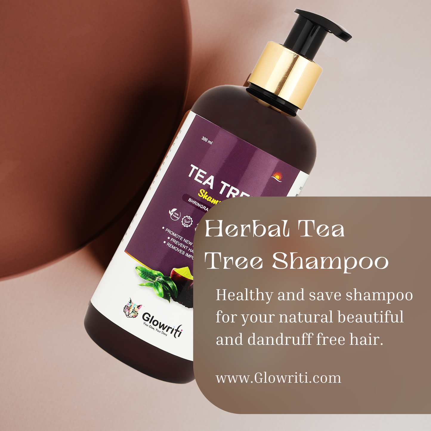 Glowriti Tea Tree Shampoo – 300ml