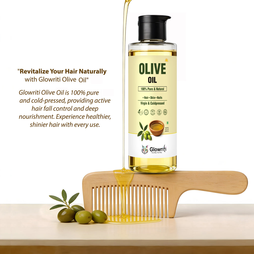 Glowriti Extra Virgin Cold Pressed Olive(Jaitun) Oil (200 ml)