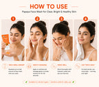 Papaya Deep Cleanse Face Wash with Niacinamide & D-Panthenol