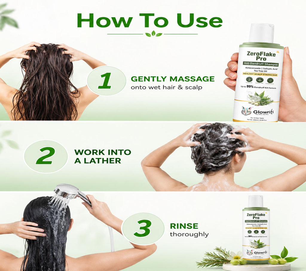 Zero Flake Pro Anti-Dandruff Shampoo | Guaranteed Visible Results