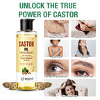 Glowriti Cold Pressed Castor Oil(arandi tel) | Hair & Skin Oil | 200 ml
